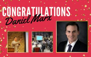 Daniel Marx Congrats